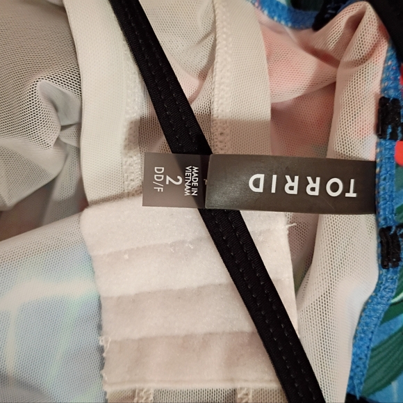 NEW Torrid Underwire UPF 40+ protection One Piece Swimsuit - Picture 8 of 8